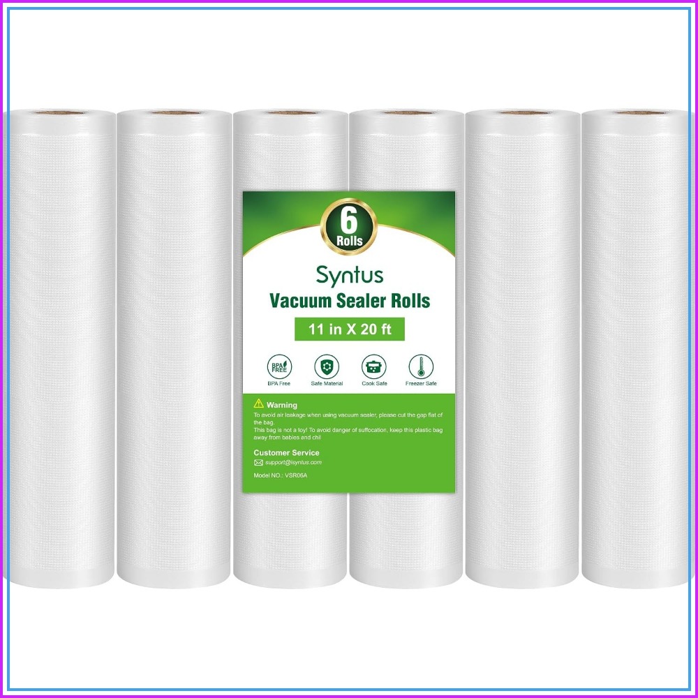 Vacuum Sealer Bags Rolls Bpa Free - 6 Rolls 11
