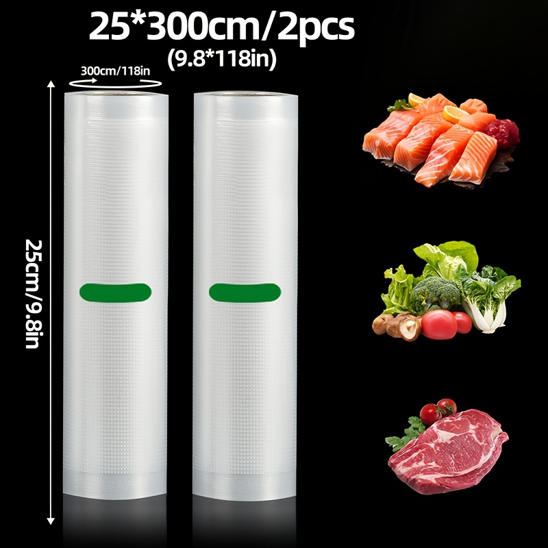 Vacuum Sealer Machine For Sous Vide - 2-Pack 3M Vacuum Sealer Rolls: BPA-Free,