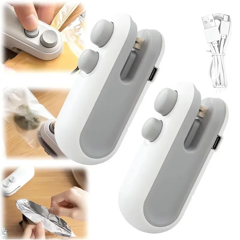 Vacuum Sealer Machine For Sous Vide - Mini Sealer 2 in 1 Sealing
