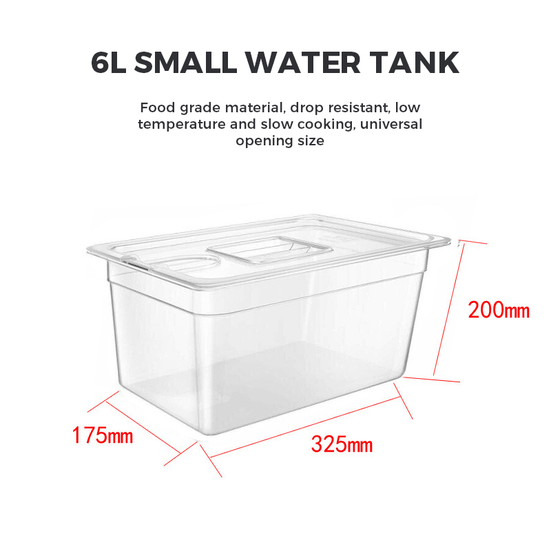 2026 Hot Sale  6L 11L 25L Sous - Sous Vide Container With Lid 11L recension och pris