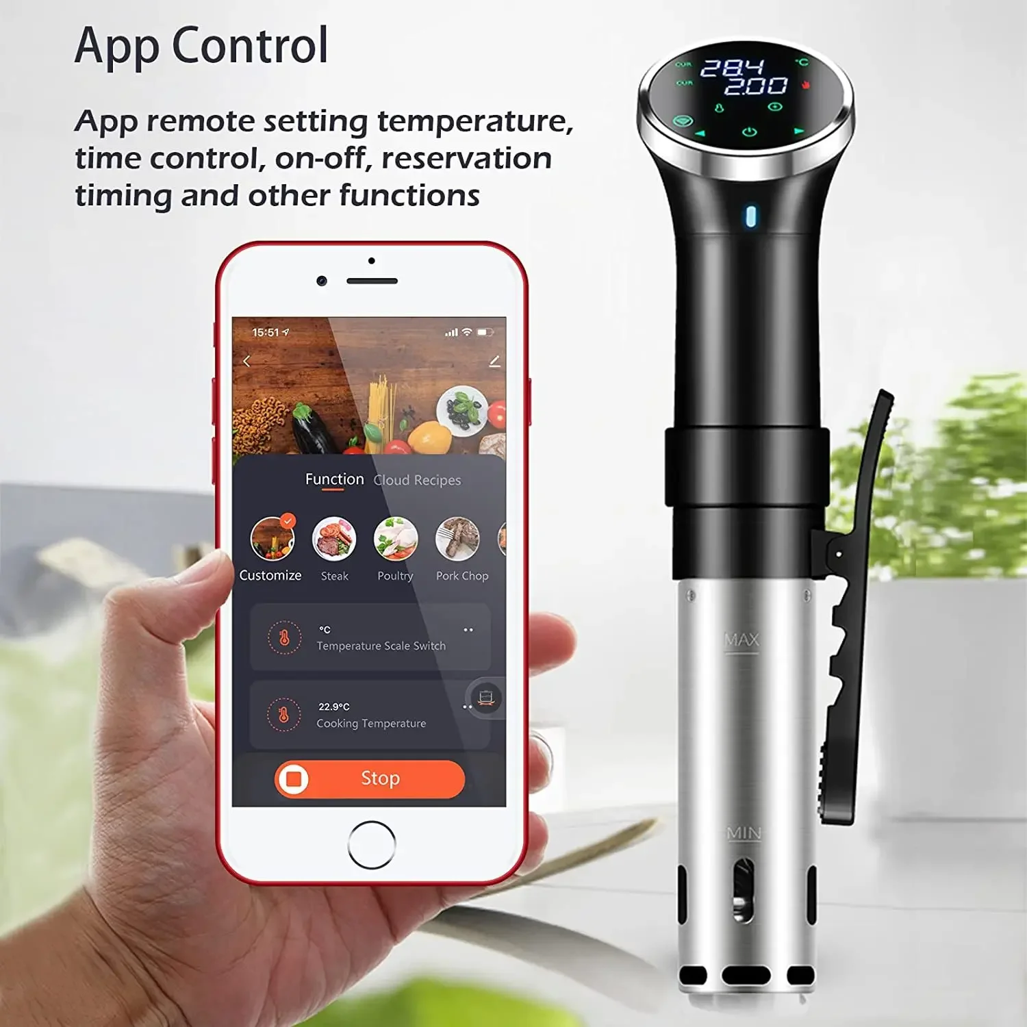 SJ-S015 WiFi Immersion Circula - Sous Vide Immersion Circulator Wifi recension och pris
