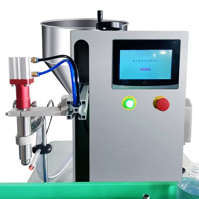 Auto Rotor Pump Filler with Co - Chamber Vacuum Sealer Commercial recension och pris