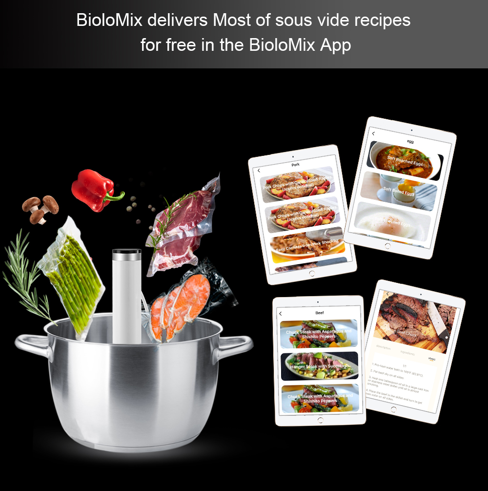 BioloMix 4th Generation Smart  - Sous Vide Immersion Circulator Wifi recension och pris