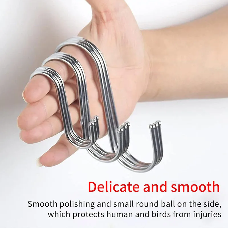 10Pcs S-Shape Hook Stainless S - Sous Vide Rack Stainless Steel recension och pris