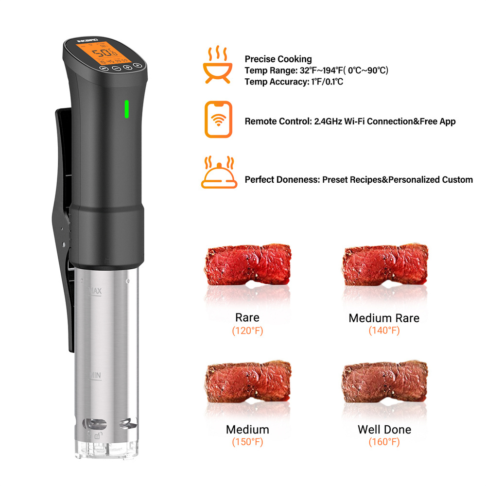 INKBIRD Culinary Sous Vide ISV - Sous Vide Immersion Circulator Wifi recension och pris
