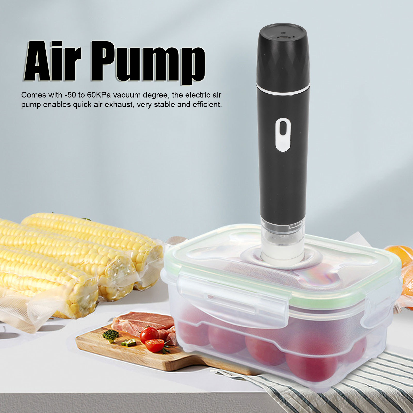 Electric Air Pump Handheld Vac - Vacuum Sealer Machine For Sous Vide recension och pris