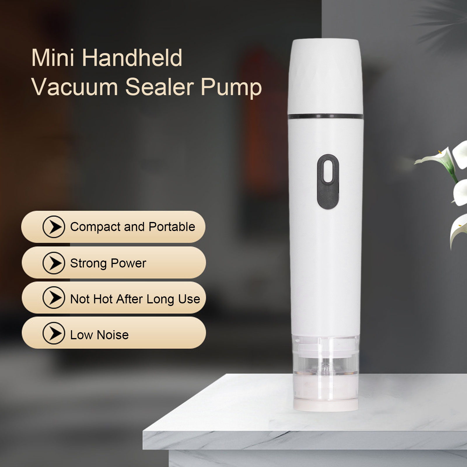 Electric Air Pump Handheld Vac - Vacuum Sealer Machine For Sous Vide recension och pris