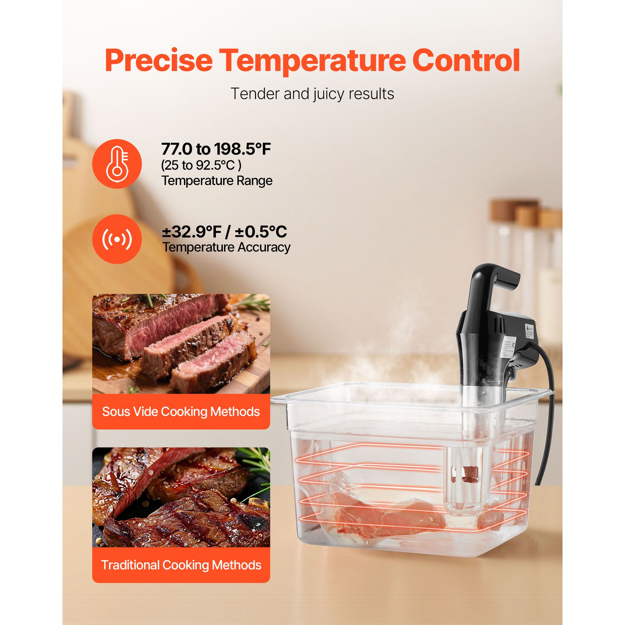 Sous Vide Precision Cooker, 11 - Sous Vide Precision Cooker 1100W recension och pris
