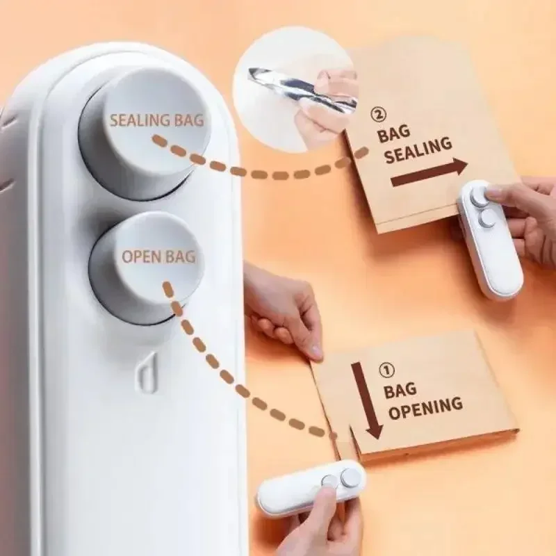 Mini Sealer 2 in 1 Sealing Cut - Vacuum Sealer Machine For Sous Vide recension och pris