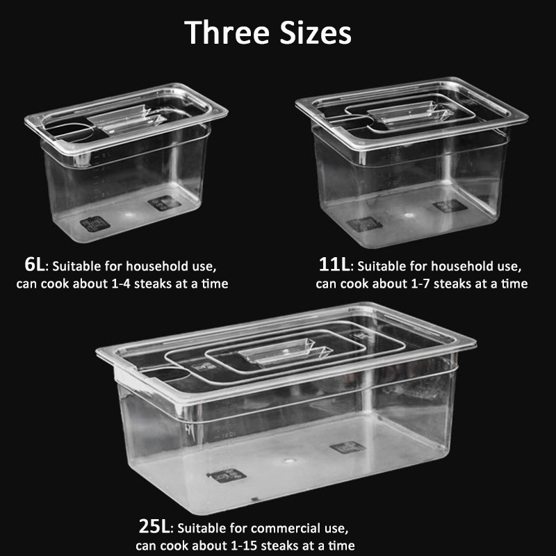 Sous Vide Container 11L BPA Fr - Sous Vide Container With Lid 11L recension och pris