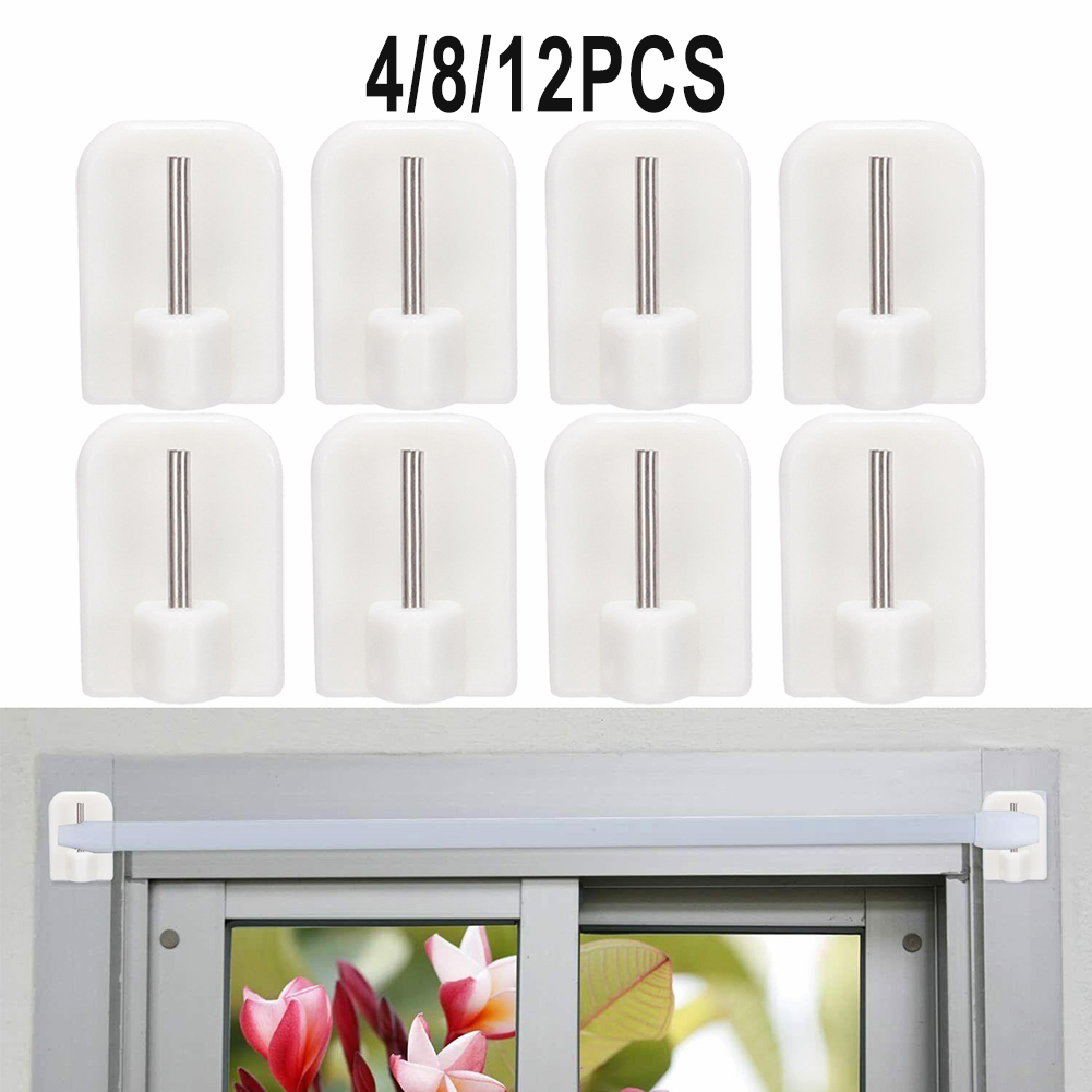 4/8/12PCS Curtain Hooks Self A - Sous Vide Rack Stainless Steel recension och pris