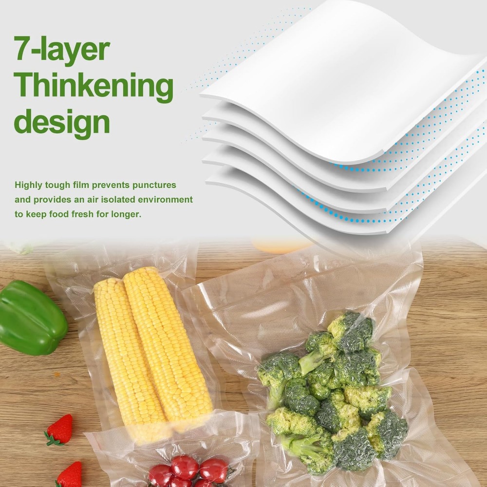 Customizable Vacuum Sealer Bag - Vacuum Sealer Bags Rolls Bpa Free recension och pris
