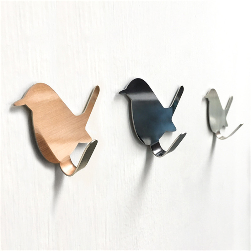 2Pcs Self Adhesive Hooks Bird  - Sous Vide Rack Stainless Steel recension och pris