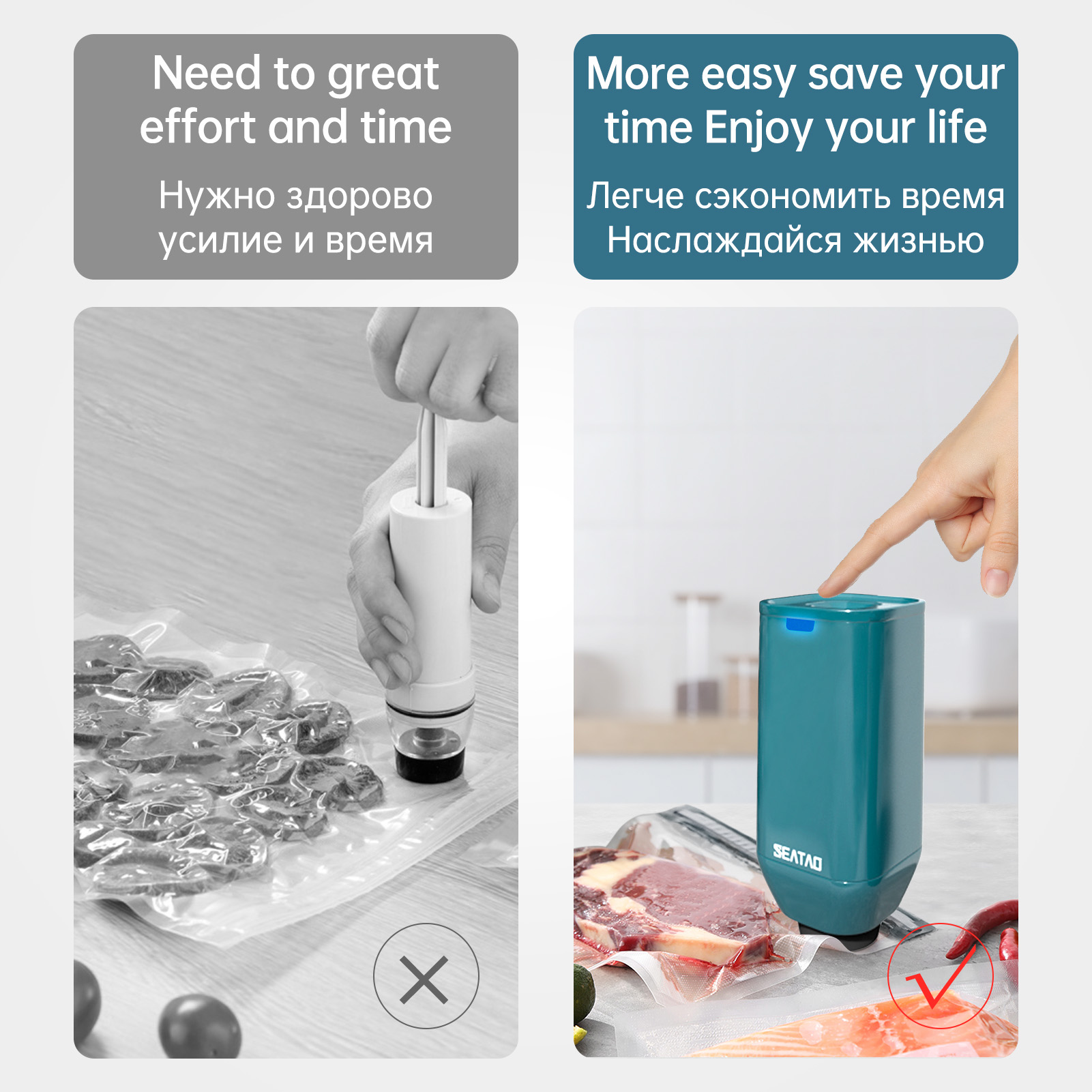 Reusable Vacuum Food Storage Z - Vacuum Sealer Bags Rolls Bpa Free recension och pris