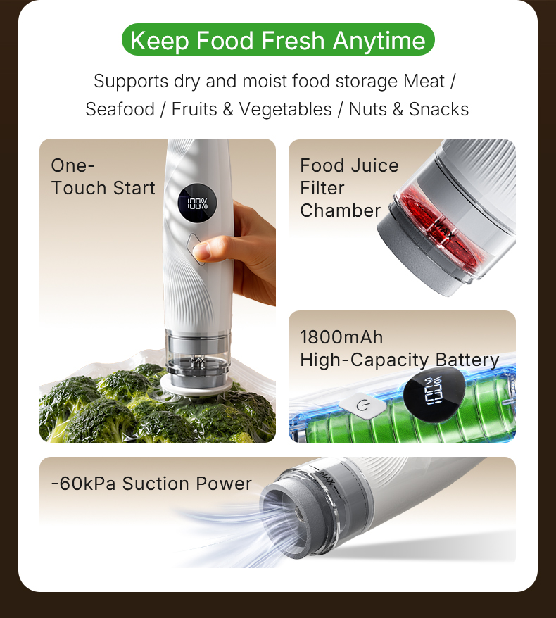 Handheld Vacuum Sealer, Portab - Vacuum Sealer Machine For Sous Vide recension och pris