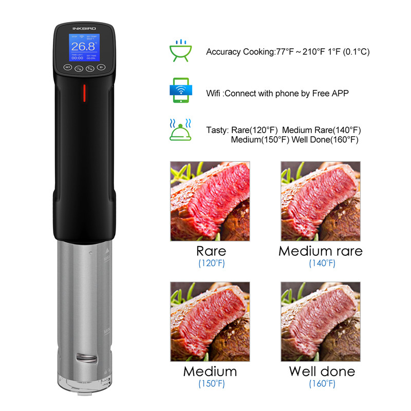 INKBIRD ISV-100W Wi-Fi Sous Vi - Sous Vide Immersion Circulator Wifi recension och pris